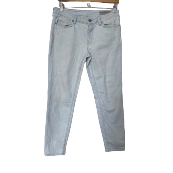 All Saints Mast Cropped Light Wash Jeans - Picture 4 of 10